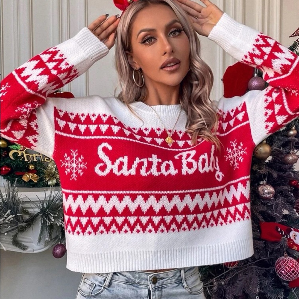 Christmas Ugly sweater Santa Baby